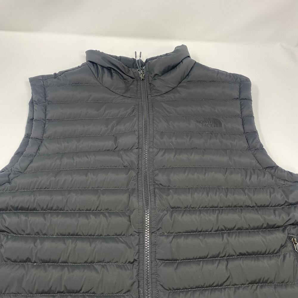 The North Face Mens Large Black 700 Down Puffer Full Zip Vest